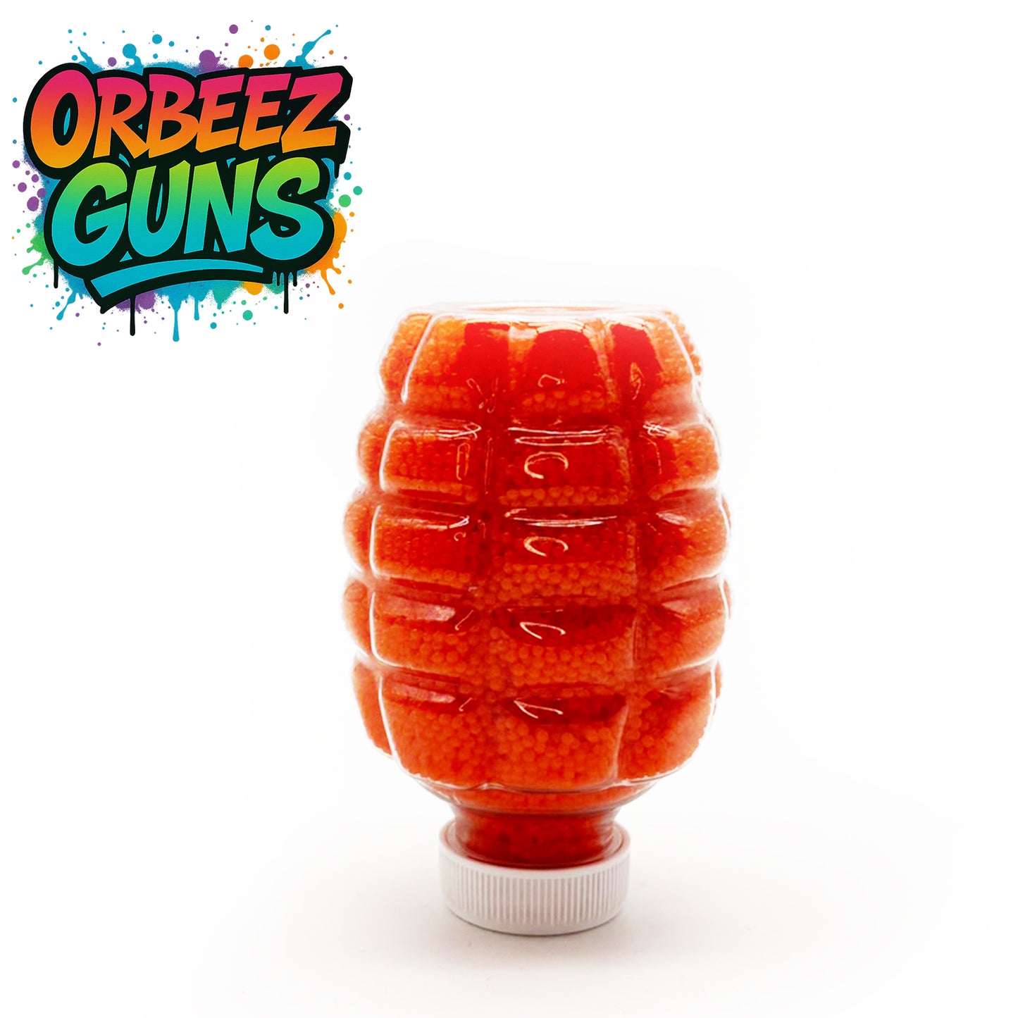 60.000 Orbeez oranje in magazijn